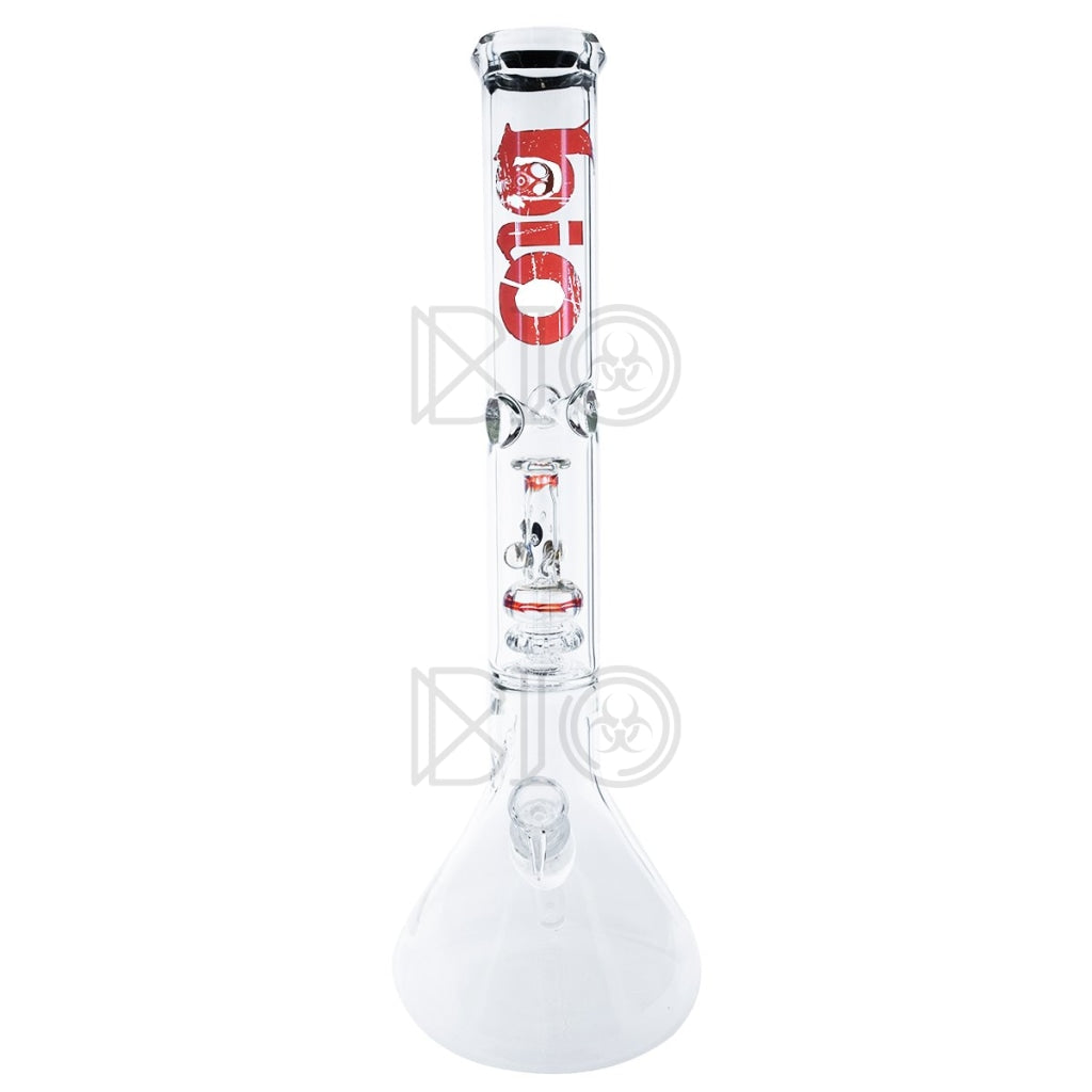 BIO Glass 18 Showerhead Percolator Beaker Water Pipe